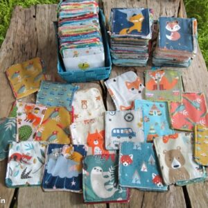 lot lingettes lavables bébé surprise garcon