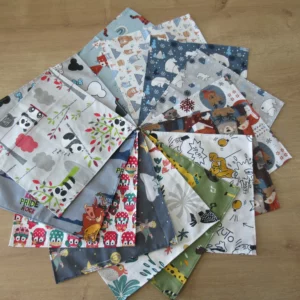 lot mouchoirs lavables surprise en tissu pour garcon