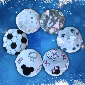 lot 2 bouillotes de poche enfant, motif au choix