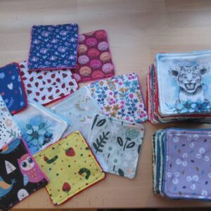 lot lingettes lavables bébé surprise fille